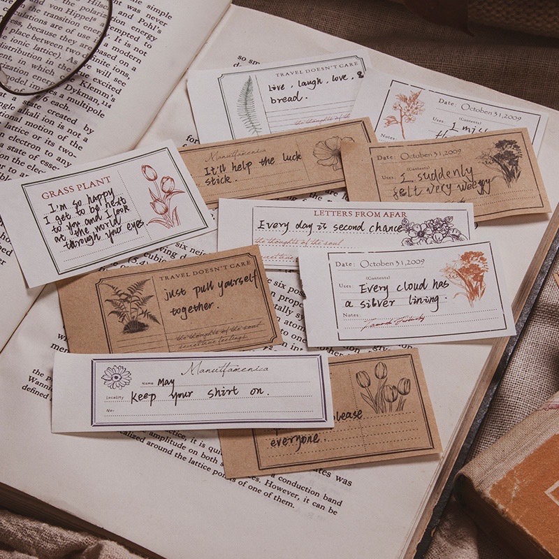 

Buku Catatan Bujo Scrapbook/ Album handmade Desain Vintage Journal