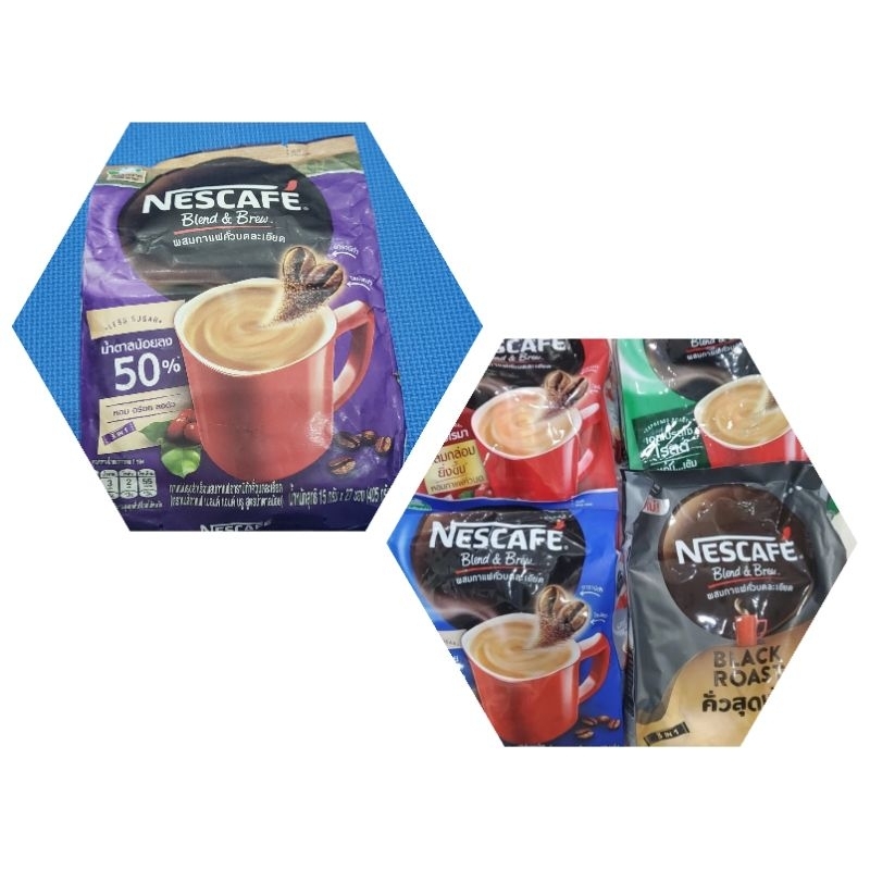 kopi nescafe thailand blend and brew