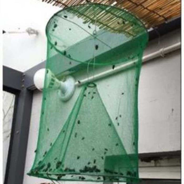2Pcs/Set Jaring Perangkap 25*25*45 cm Jebakan Nyamuk Lalat Mosquito Fly Cathing Mesh Net Nyamuk &amp; Lalat