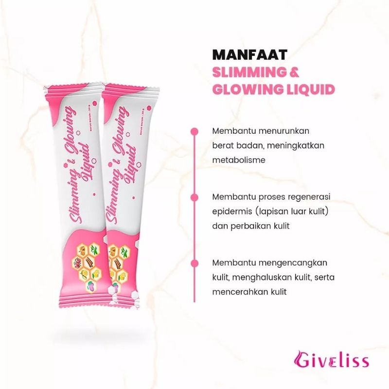 Giveliss Slimming and glowing Liquid / Slimming liquid by giveliss