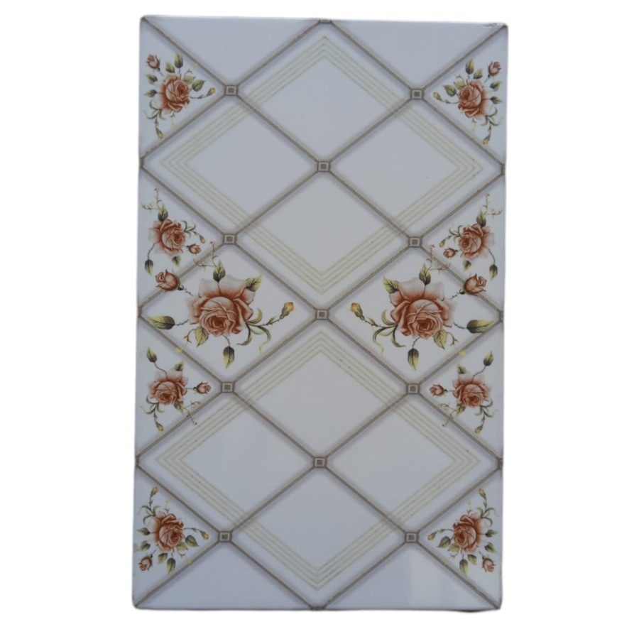 Keramik dinding kamar mandi, dapur 25x40 Indocer Chuan Brownish Kw 3