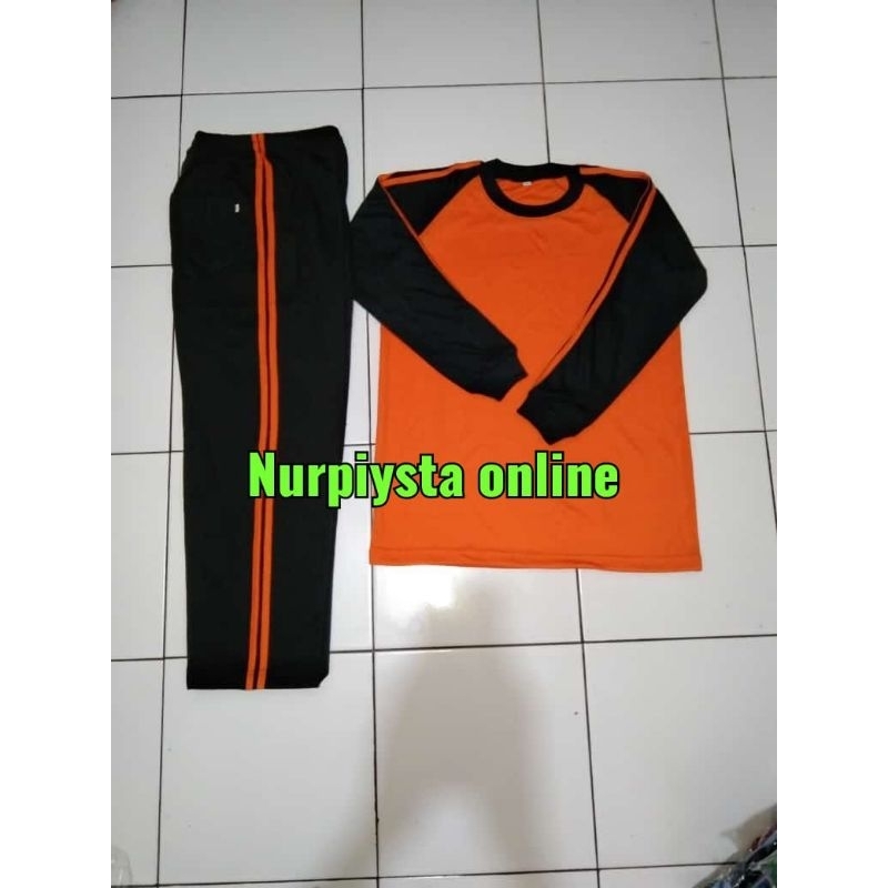 stelan baju olahraga Anak Paud/TK Tangan panajang