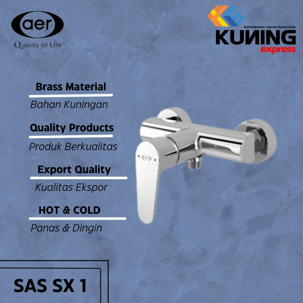 AER Kran-Keran Air Shower Panas Dingin SAS SX 1
