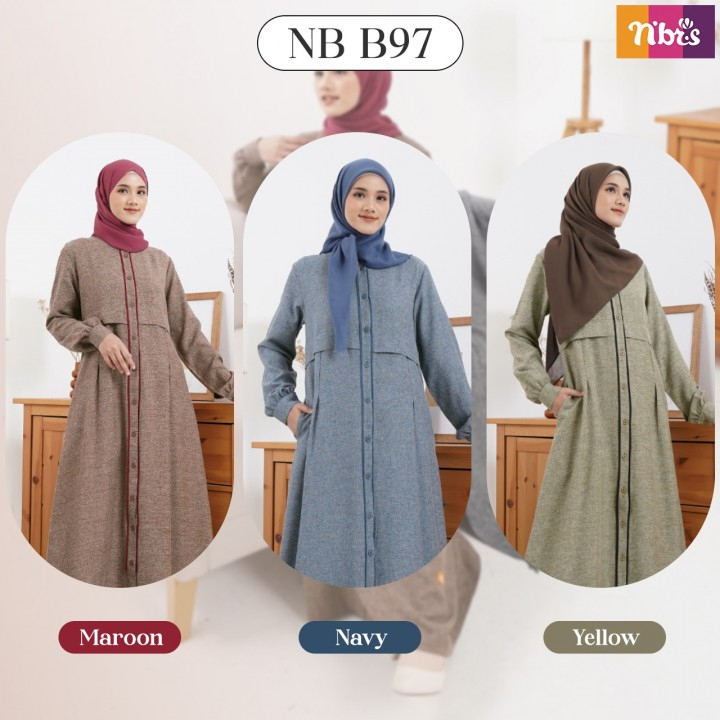 GAMIS NIBRAS NB B97  TERBARU GAMIS NIBRAS GAMIS IBU GAMIS DEWASA GAMIS TERBARU