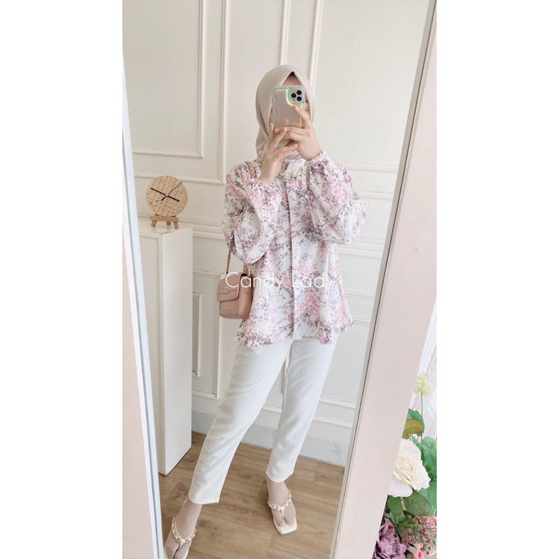 Runi Blouse By Candy Lady Blouse Wanita Motif Terbaru