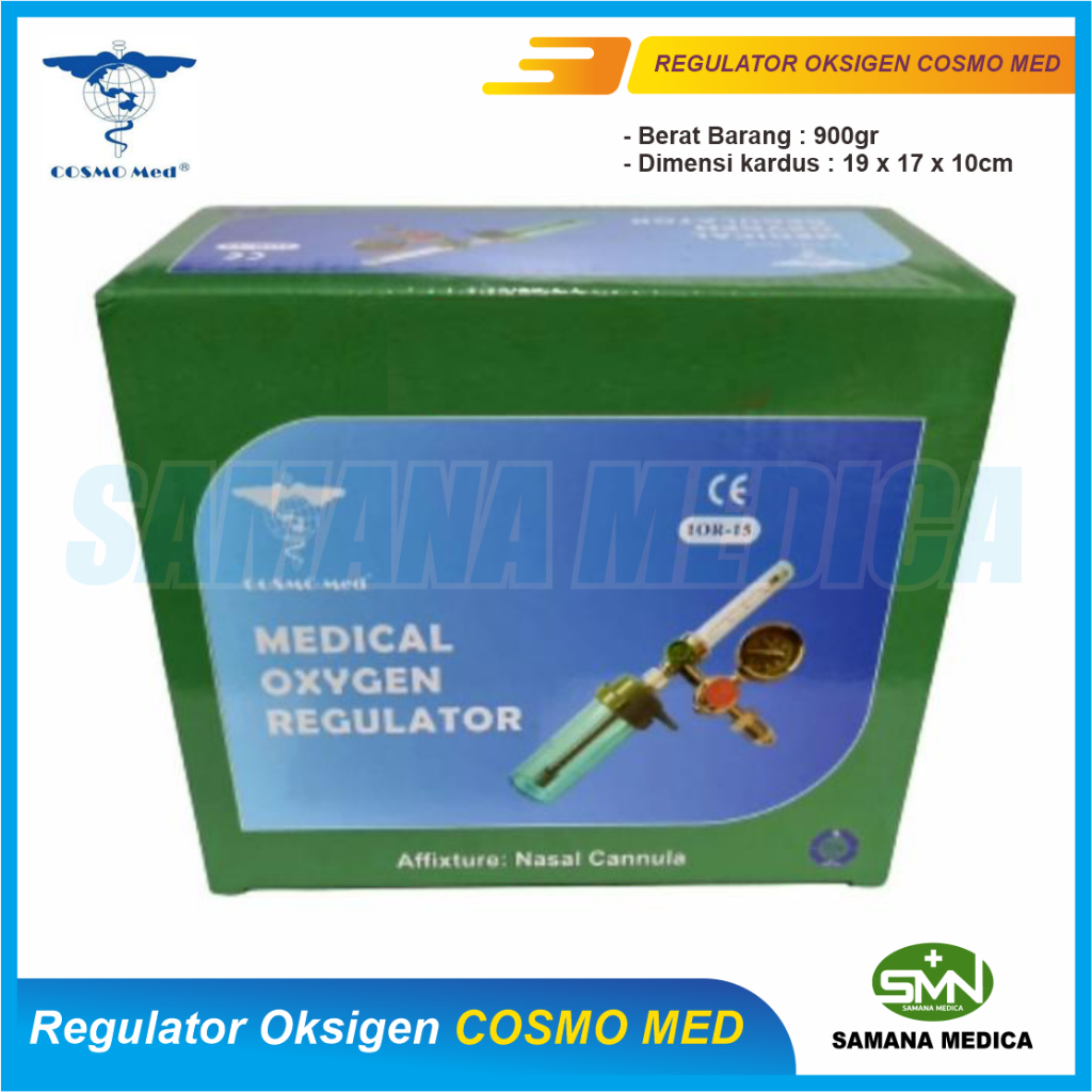 Regulator Oksigen Medis Merk LOVIE / GENERAL CARE Free Nasal Canul - Alat bantu pernafasan