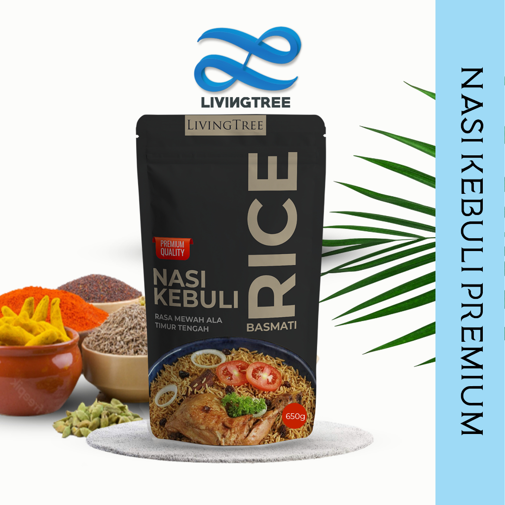 

Nasi KEBULI 1kg | Bumbu Nasi KEBULI Instan | Beras KEBULI dan Bumbu Siap Masak