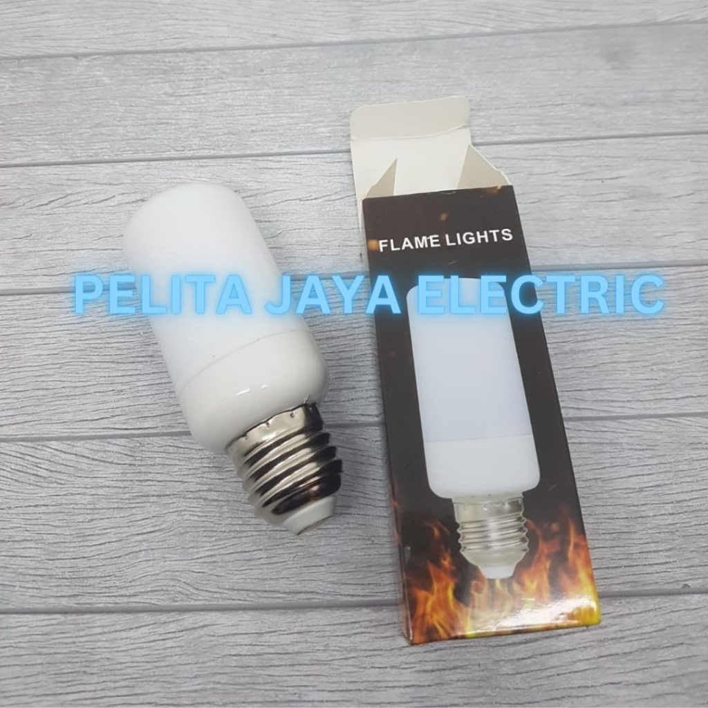 LAMPU OBOR API LED 4W E-27 / LAMPU TAMAN / PILAR OBOR API LED