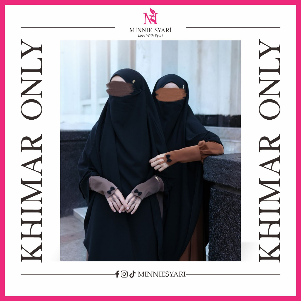 KHIMAR BASIC DAN FRENCH KHIMAR SHAFIYYAH SERIES BY ALFI HURAIYAH