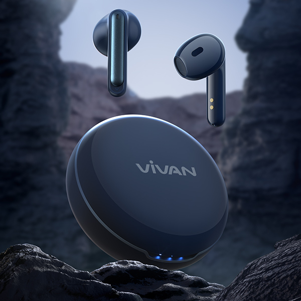 Vivan Liberty X1 ENC Bluetooth Earbuds TWS 4 Microphone