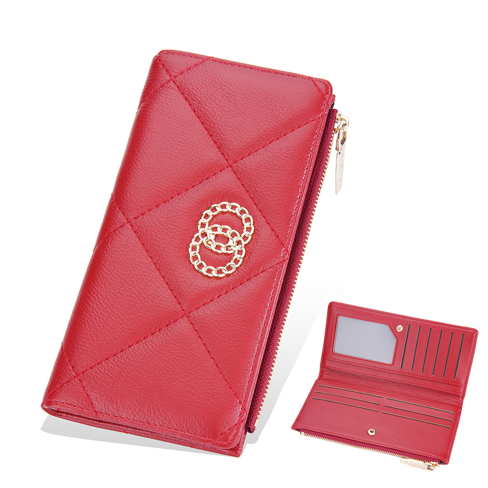 DOMPET PANJANG WANITA FASHION BAELLERRY ORIGINAL IMPORT KULIT BRANDED MERAH IRISHA WA686R1 REMAJA MURAH SLOT KARTU DEWASA MEWAH KOREA CANTIK KEKINIAN BATAM TERBARU