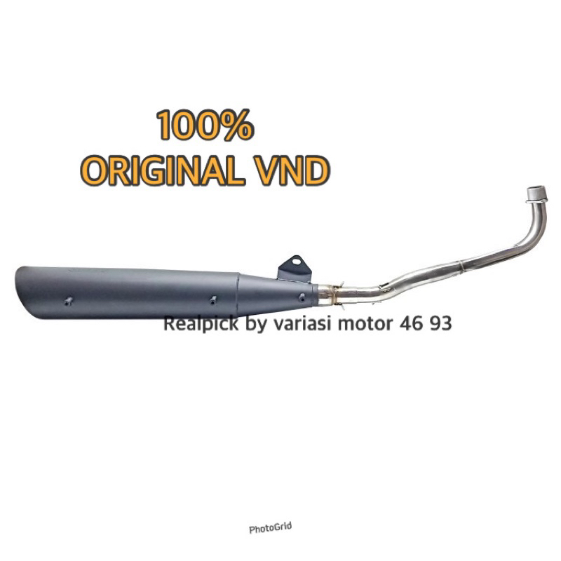 VND Knalpot Standar Racing Supra 100/ Supra 110/supra x/ supra 125 / kharisma