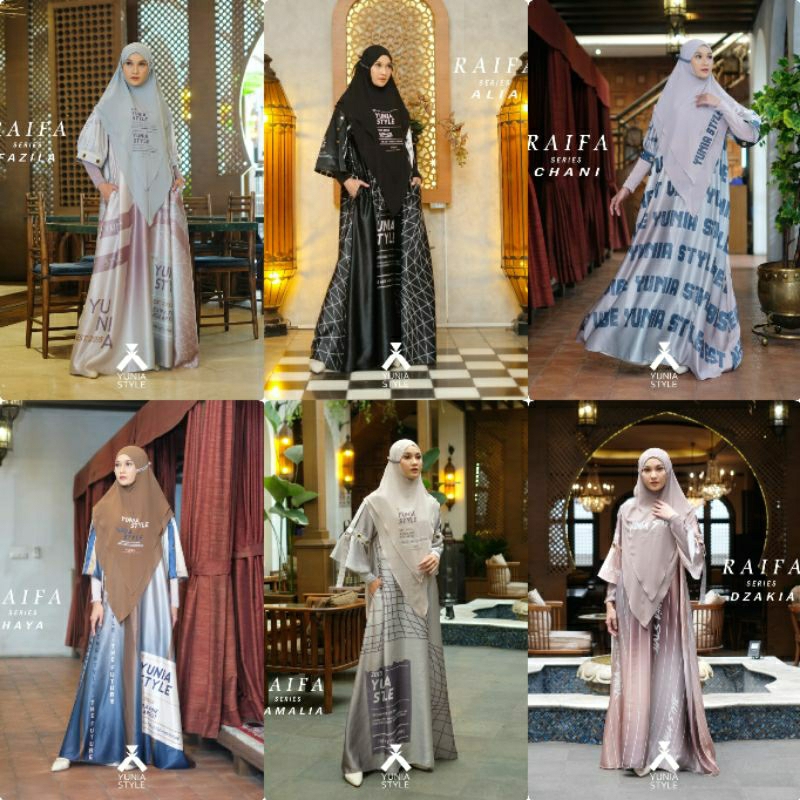 gamis set raifa syari yunia syari