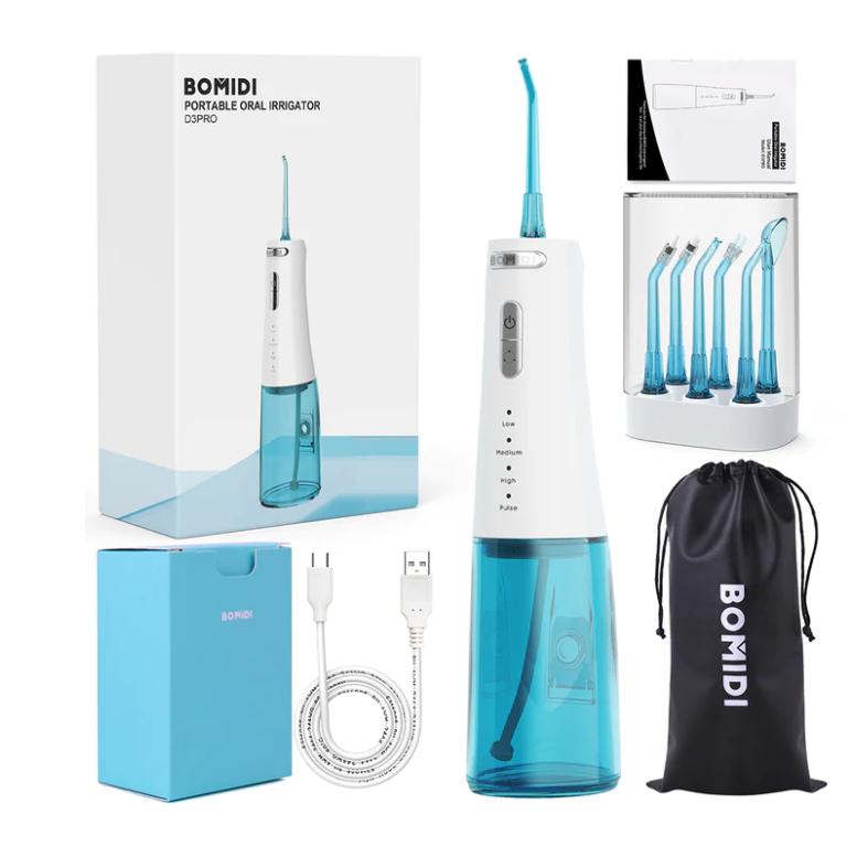 BOMIDI Oral Irrigator D3 Pro Portable Flosser Pembersihkan Gigi Sikat