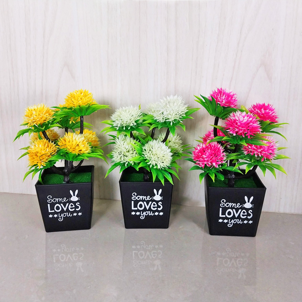 AND / COD / Tanaman Hias Plastik Bunga Hias Mini Import Dekorasi Rumah Murah Terkini Artificial Flower Tanaman Bunga Hias PBP53