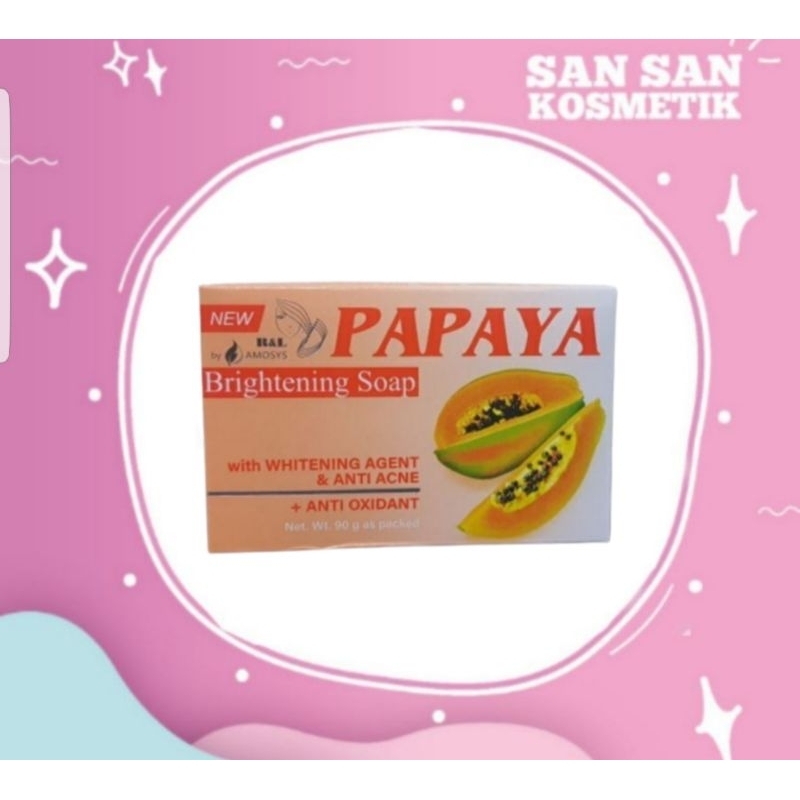 SABUN R&amp;L PAPAYA BY AMOSYS 90GR