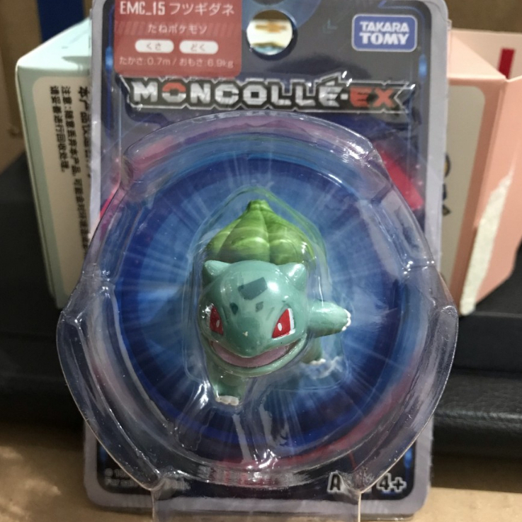 Action Figure Moncolle Bulbasaur Takara Tomy Moncolle Ex - EMC 15 New