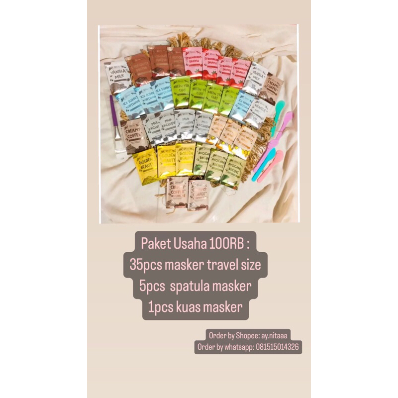 ❤️PAKET USAHA MASKER WAJAH❤️