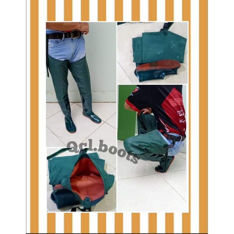 sepatu bot tani pria wanita panjang 80 cm