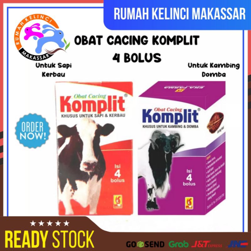 OBAT CACING KOMPLIT cacingan kambing domba hewan ternak EKA FARMA