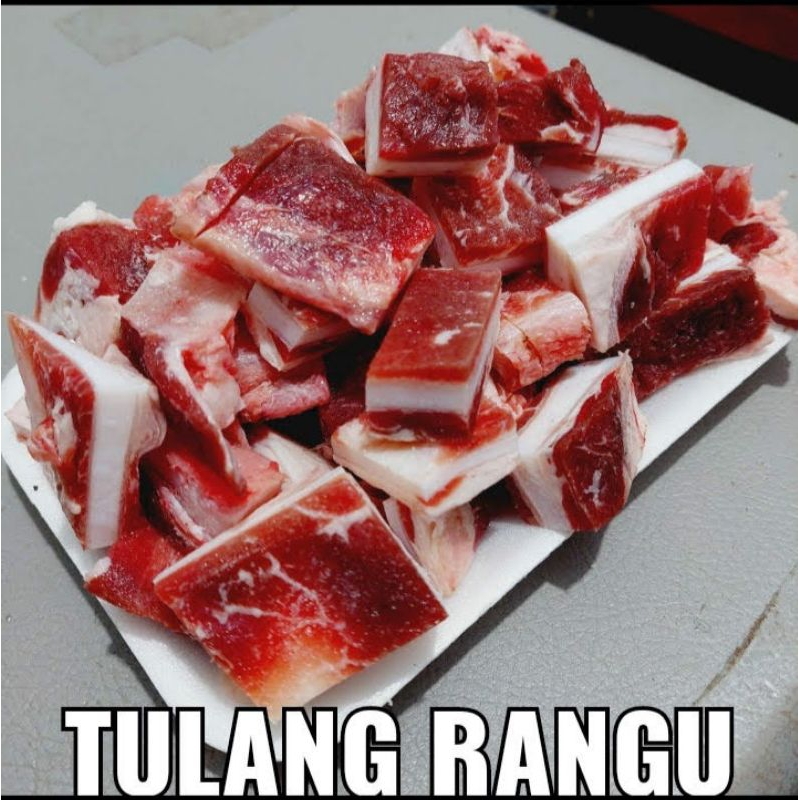 Daging sapi Frozen 1kg, Rendang, semur, tulang iga gondrong (MUI halal) (instan sameday Gojek)