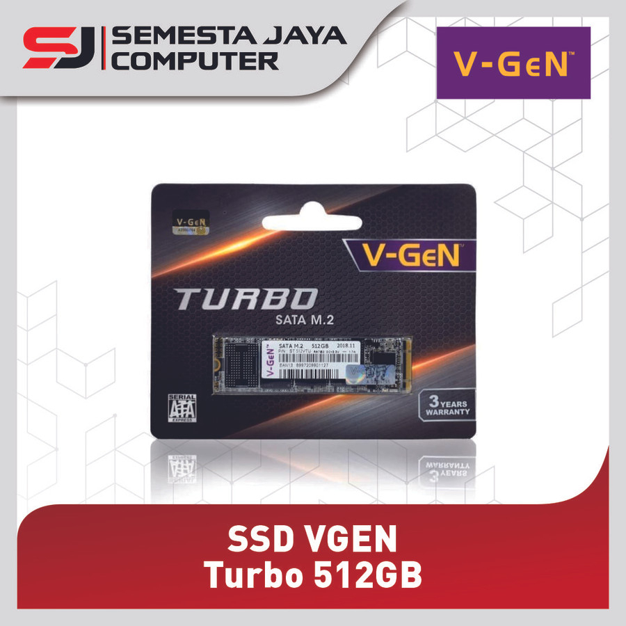 SSD Solid State Drive V-GeN 512GB SATA M.2 - SSD VGEN M.2 - SSD