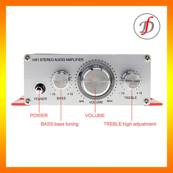 Lepy Hi-Fi Stereo Amplifier Mini Speaker 2 channel 20W -  Channel Power Amplifier Mini Mobil