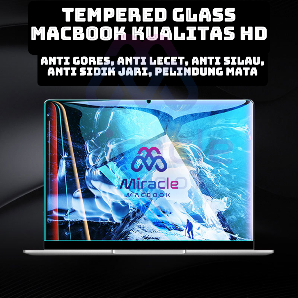 Screen Protector ANTI GORES MACBOOK NEW AIR PRO RETINA 11 12 13 15 16 CD ROOM DVD / TOUCHBAR 2020 M1