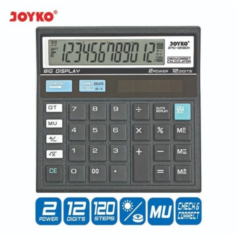 

calculator / kalkulator Joyko DTC-1313ch 12 digits check correct