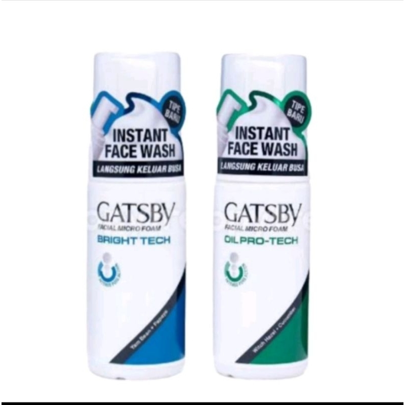 Gatsby instan face wash facial micro foam 110 ml