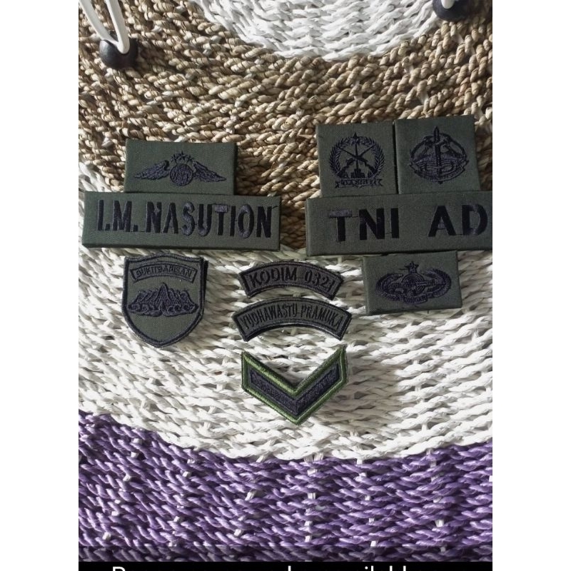 set papan nama PDL perkeras TNI