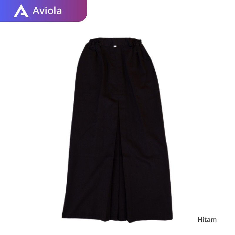 Rok Sekolah SMA Span panjang warna hitam- rok sekolah SMA warna hitam