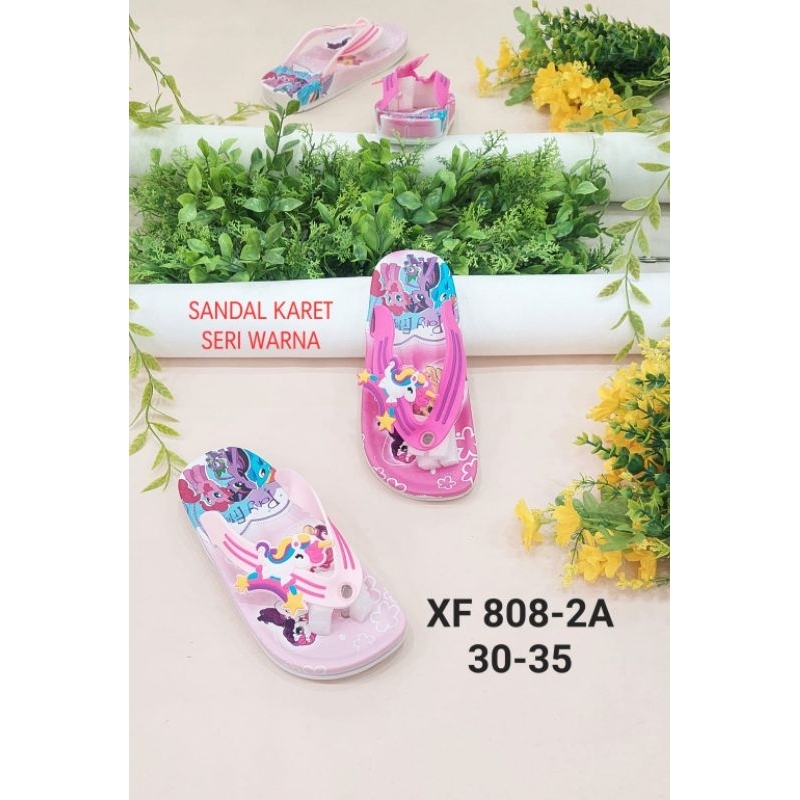 Sandal Jepit Anak Perempuan Sandal flip flop Anak Kekinian Sandal Jelly Impor Anak Cewek Umur 2 3 4 5 6 7 8 Tahun