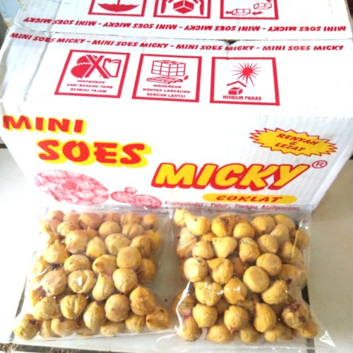 

Mini Soes Micky 250g / Soes makanan ringan / soes coklat 250g