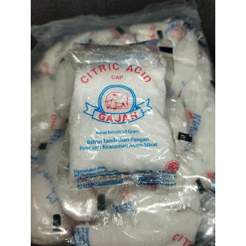 

Citrun citrid acid 50 gram cap gajah