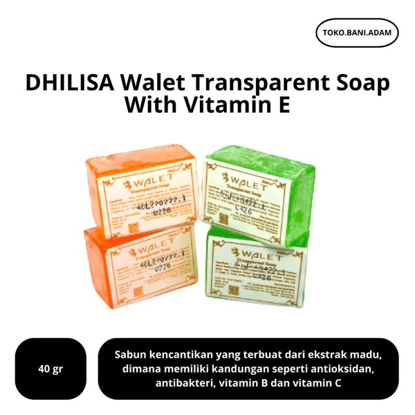 [BPOM] Dhilisa Walet Transparent Soap - Sabun Wajah Walet_Cerianti