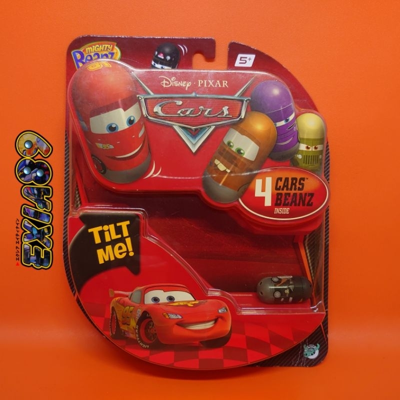 Promo Mighty Beanz Disney Pixar Cars - 4 Cars Beanz Inside