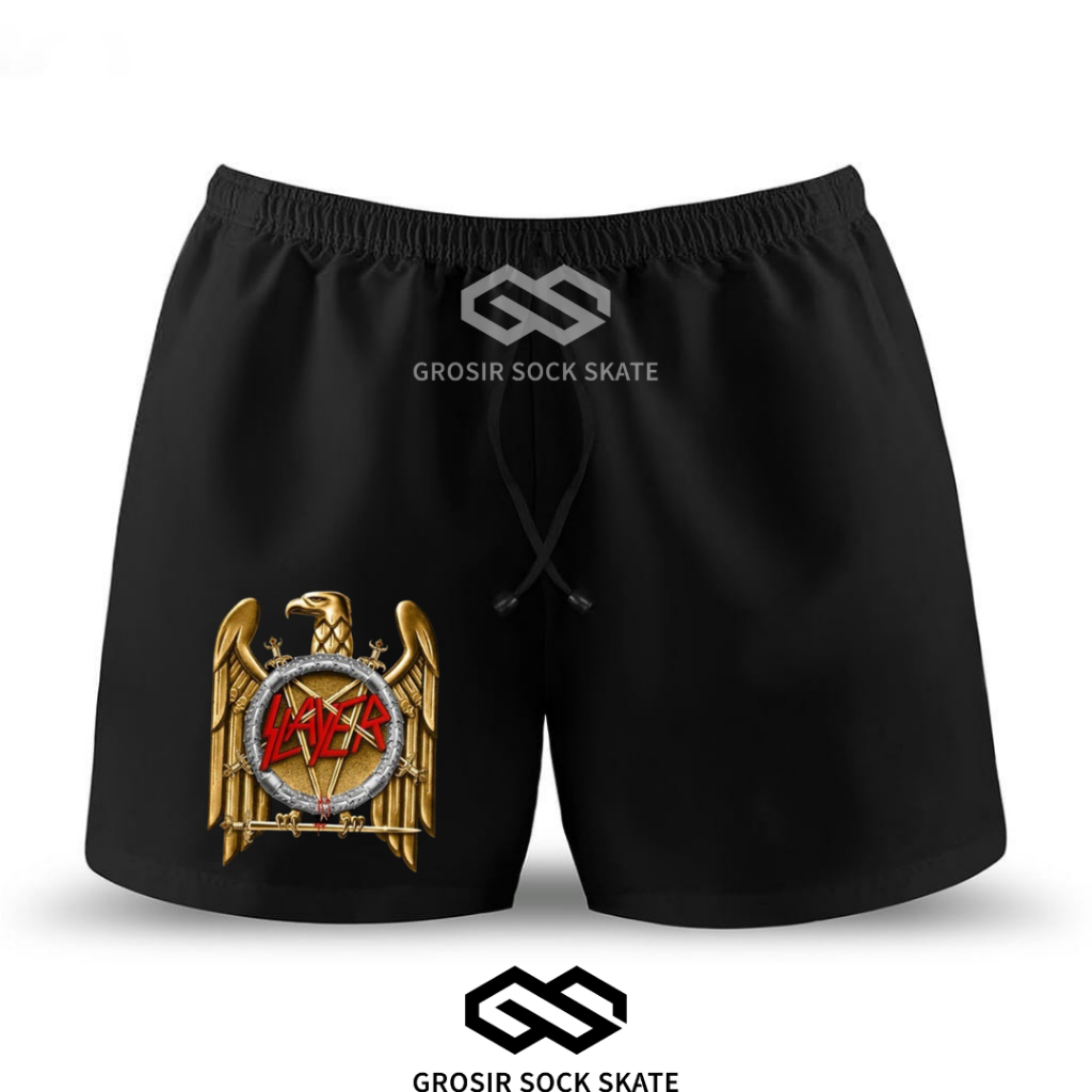 BOXER CELANA PENDEK MUSIC BAND SLAYER