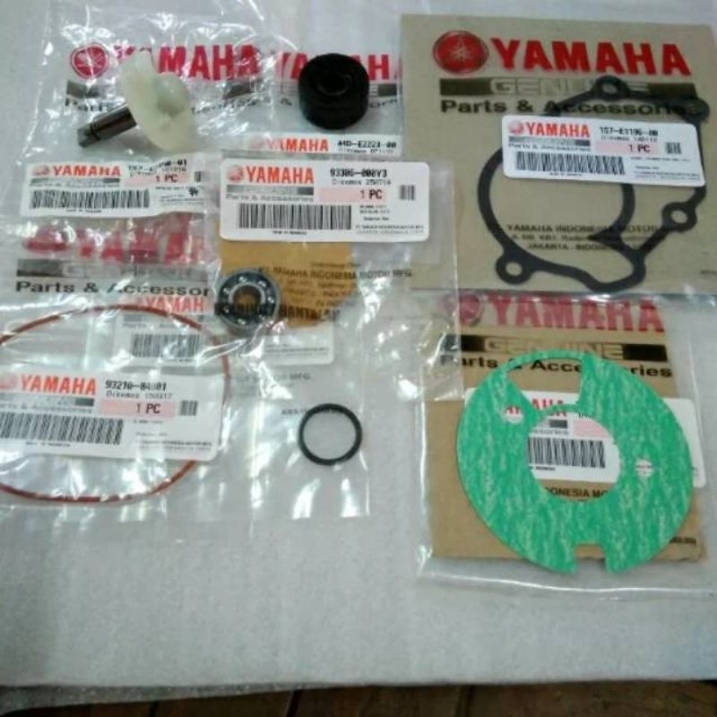 PAKET SET WATER PUMP WATERPUMP AS KIPAS SEAL SIL BERING PACKING RADIATOR VIXION OLD NEW MX OLD MX NE