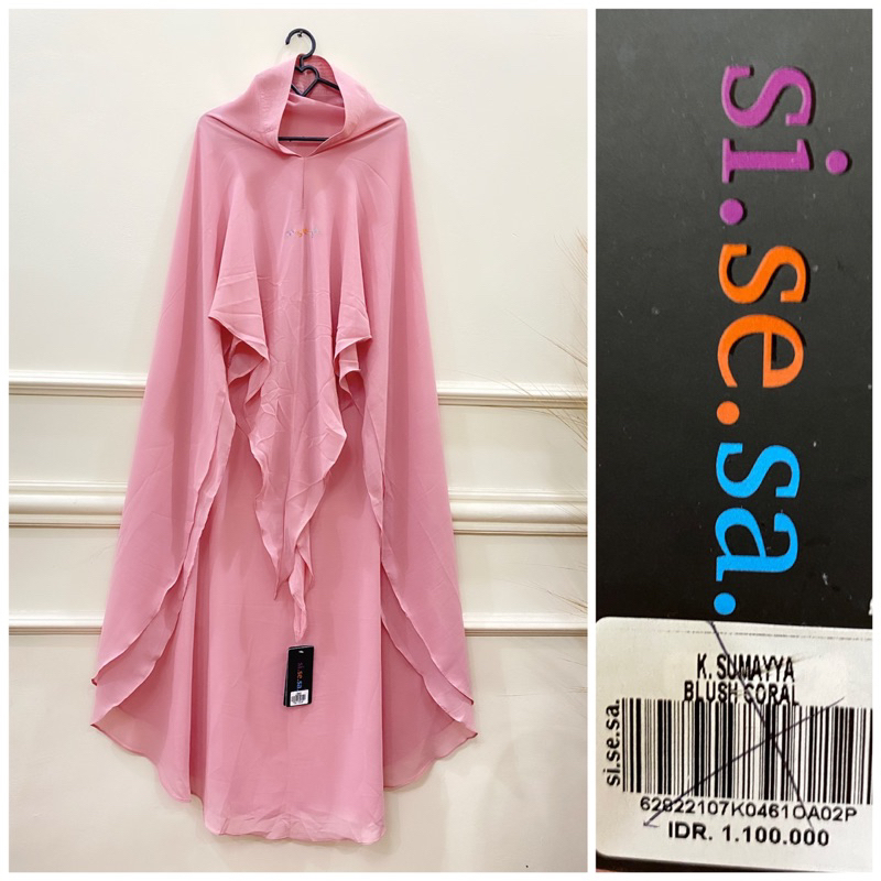 SALE khimar sisesa sumaya dusty pink