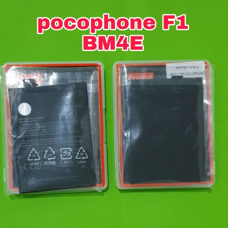 batu batre baterai pocophone f1 bm4e ori 100%