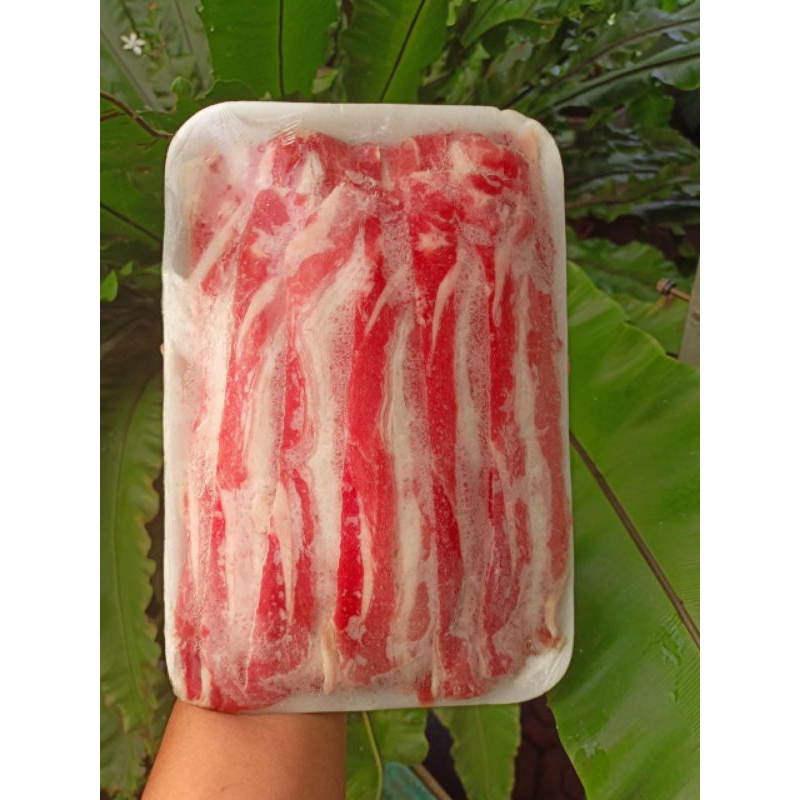 

Daging sapi slice non fat 500gr beef slice