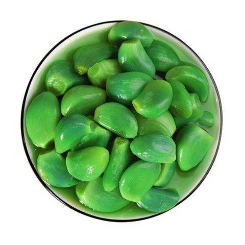 Laba garlic auntentik green garlic acar bawang putih 400 gram halal Bawang hitam 100gr