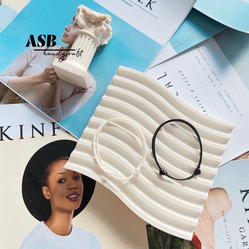 GELANG COUPLE/GELANG POLOS/GELANG TALI HITAM/GELANG CEWE/ GELANG COWO