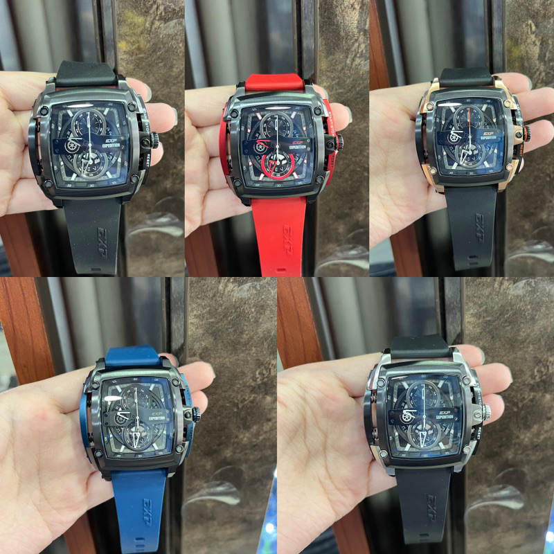 JAM TANGAN PRIA EXPEDITION RUBBER E3008 E 3008 MC