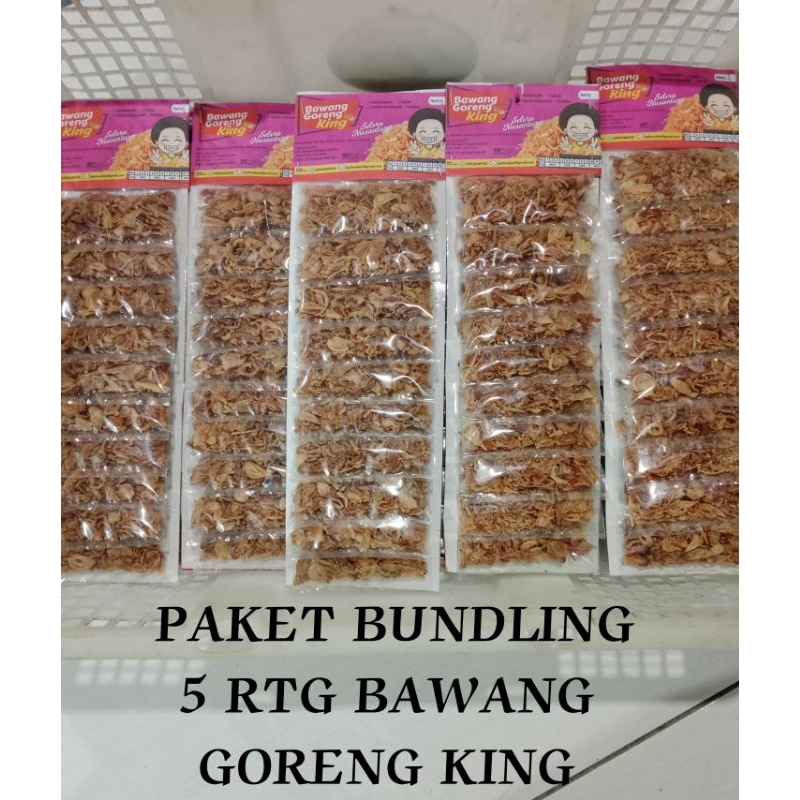 

PAKET BUNDLING 5 RTG Bawang Goreng King Asli Renyah & Gurih
