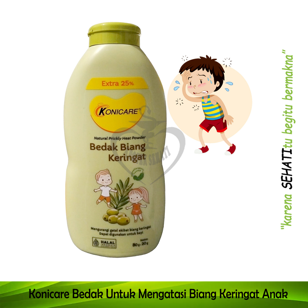 KONICARE BEDAK BIANG KERINGAT 80GR