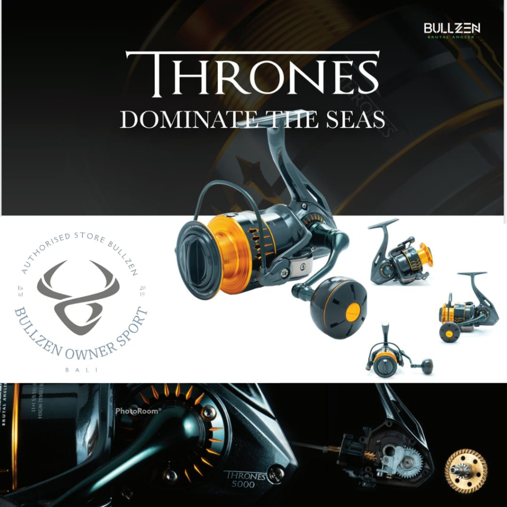 Reel Bullzen Throne 2000 - 5000 H reel pancing / Reel joran / reel spinning / reel jigging