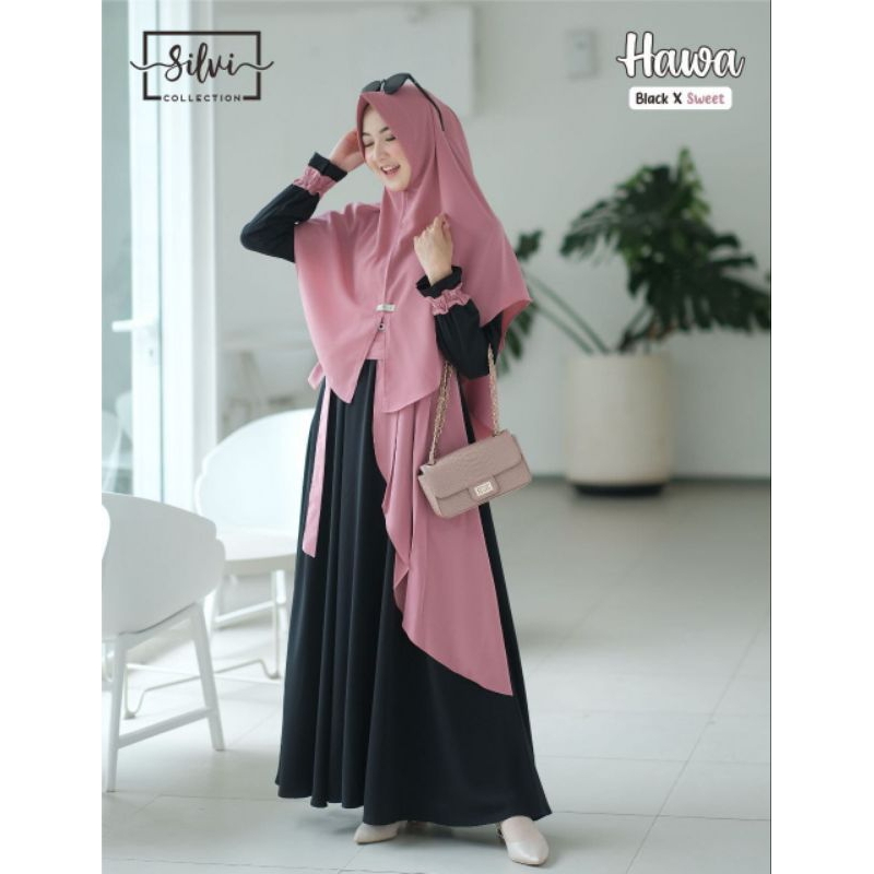 Gamis wanita muslimah/ Hawa by Silvi Collection
