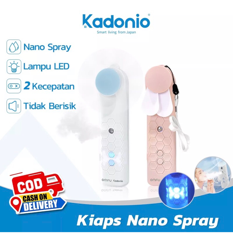 READY STOCK✔️ Kipas Angin Mini / Nano Spray 2In1 Portable USB + Dudukan Handphone